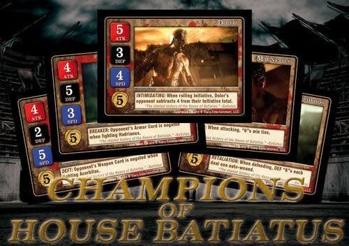 Spartacus: Champions of House Batiatus Card Set