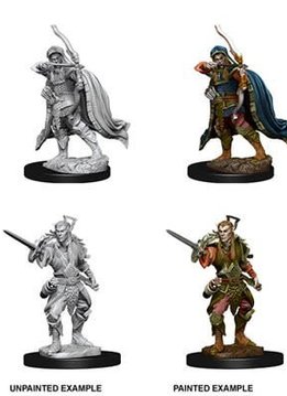 Male Elf Rogue D&D Unpainted Mini