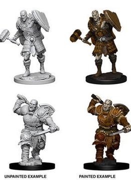 Male Goliath Fighter D&D Unpainted Mini