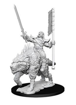 Pathfinder Unpainted Mini Wave 7: Orc on Dire Wlof