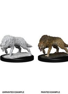 WizKids Deep Cuts Unpainted Miniatures: Wave 7: Timber Wolves