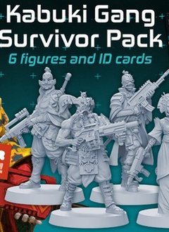 Zombicide Invaders : Kabuki Gang Survivors Pack (max 12 spec. ord.)