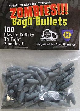 Zombies Bag of 100 plastic