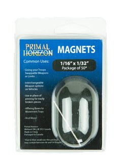 Magnets 1/16" x 1/32" pkg 50