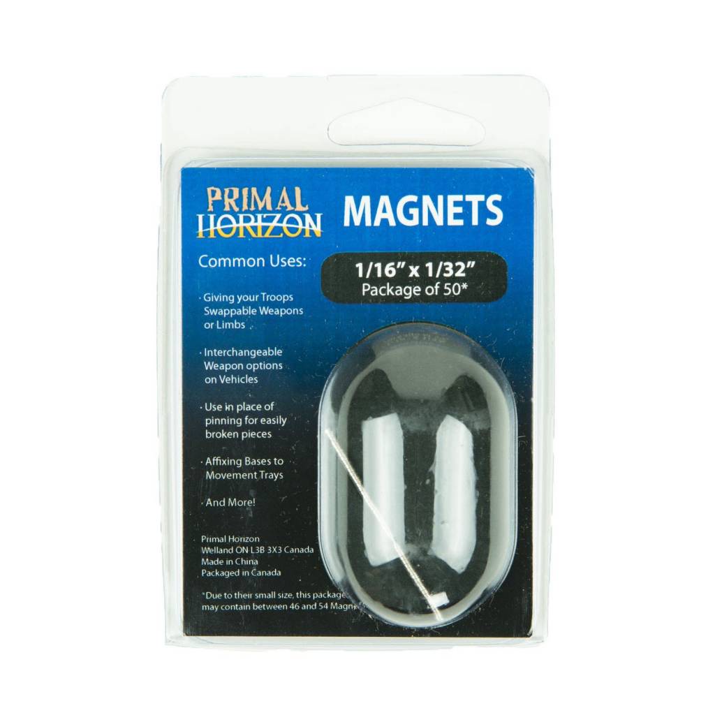 Magnets 1/16" x 1/32" pkg 50