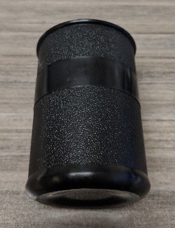 Dice Cup Plastic Round - Black