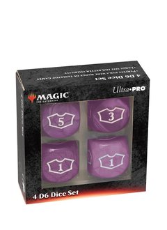 Dice: Loyalty Dice Set: Magic the Gathering: Swamp (4pc)