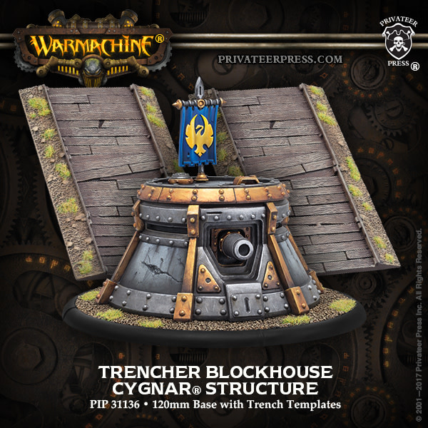 Cygnar Trencher Blockhouse Structure Box