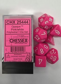 25444 7pc Pink/White