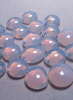 Glass Stones Pink Opal (40ct) 5.5" Tube
