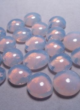 Glass Stones Pink Opal (40ct) 5.5" Tube