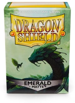 Dragon Shield Matte Emerald Sleeves (100)