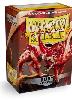 Sleeve: Dragon Shield Matte Ruby Sleeves (100)