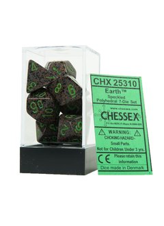 25310 Speckled Earth 7pc Dice Set