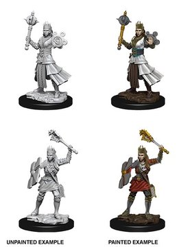 D&D Unpainted Minis - Female Human Cleric