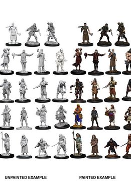 Wizkids Unpainted Minis Townspeople/Accessories