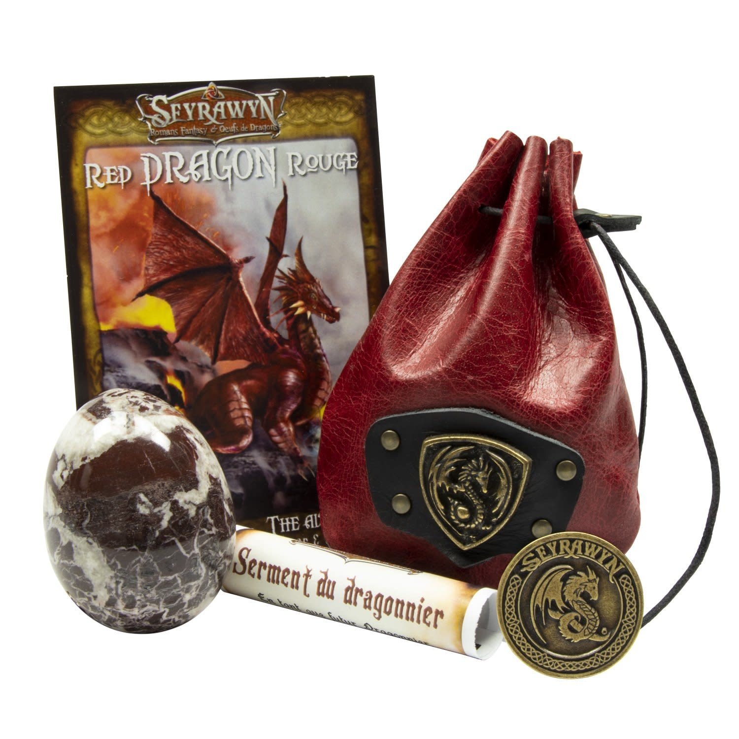 Dragon Egg Pouch Deluxe - Red
