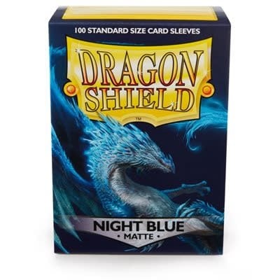 Dragon Shield Matte Night Blue Sleeves