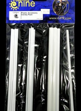 Plastic Accessory Variety Pack (Rods, Tubes, ETC)