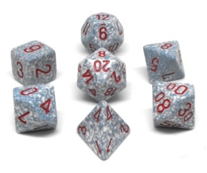 25300 Speckled Air 7pc Dice set
