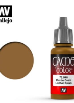 Vallejo Leather Brown 17ml