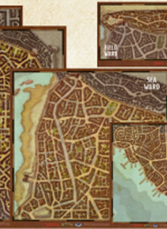 D&D Waterdeep Wards Map Set