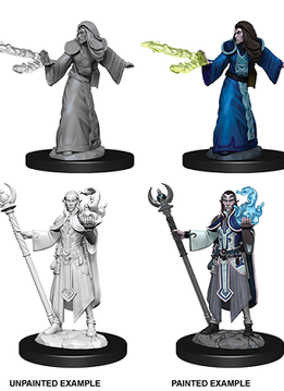 D&D Unpainted minis WV9 Male Elf Wizard