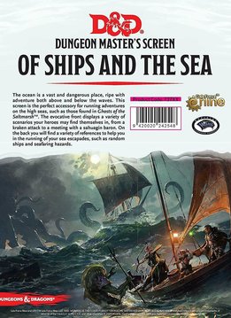 DnD Dm Screen - "of Ships & The Sea"