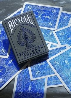 Bicycle - Foil Cobalt Blue Metalluxe Deck