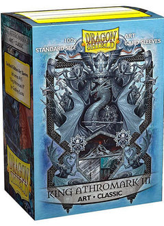King Athromark III Coat of Arms Dragon Shield Sleeves Ltd. Ed. Matte Art 100ct