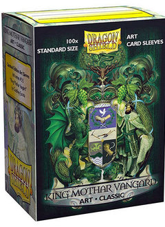 King Mothar Vanguard Coat of Arms Dragon Shield Sleeves Ltd. Ed. Matte Art 100ct