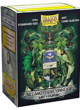 King Mothar Vanguard Coat of Arms Dragon Shield Sleeves Ltd. Ed. Matte Art 100ct