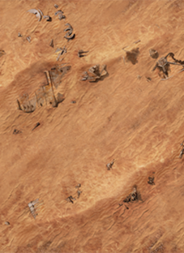 Star Wars: Legion - Jakku Game Mat