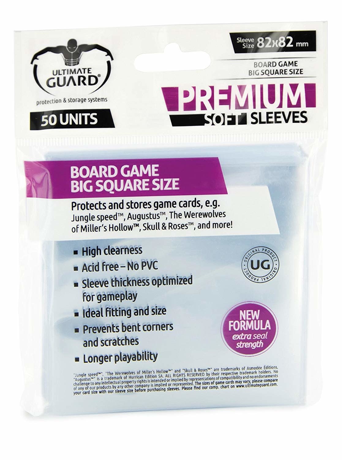 Board Game Sleeves: Premium Big Square