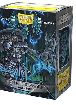 King Athromark III Portrait Dragon Shield Sleeves Ltd. Ed. Matte Art 100ct