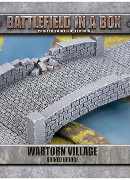 Battlefield in a Box - Wartorn Village Ruin Bridge