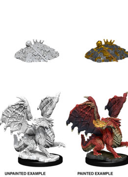 D&D Unpainted Minis: Red Dragon Wyrmling