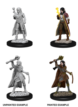 D&D Unpainted Minis: Elf Female Cleric