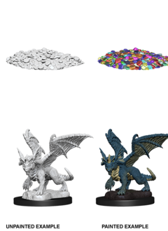 D&D Nolzur's Marvelous Unpainted Miniatures: Wave 10: Blue Dragon Wyrmling