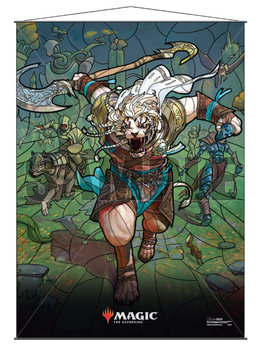 UP MTG Wall Scroll: Stained Glass Ajani
