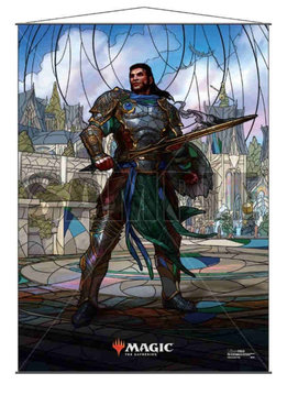 UP MTG Wall Scroll: Stained Glass Gideon