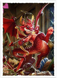 Valentine Dragon - Dragon Shield Sleeves Ltd. Ed. Matte Art 100ct
