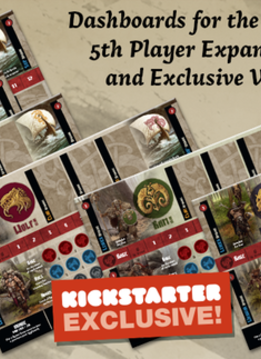 Blood Rage Digital KS - Cardboard Clan Dashboards