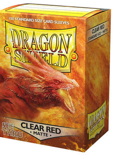 Dragon Shield Matte Clear Red