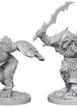 DND Unpainted Minis: Dragonborn Male Fighter