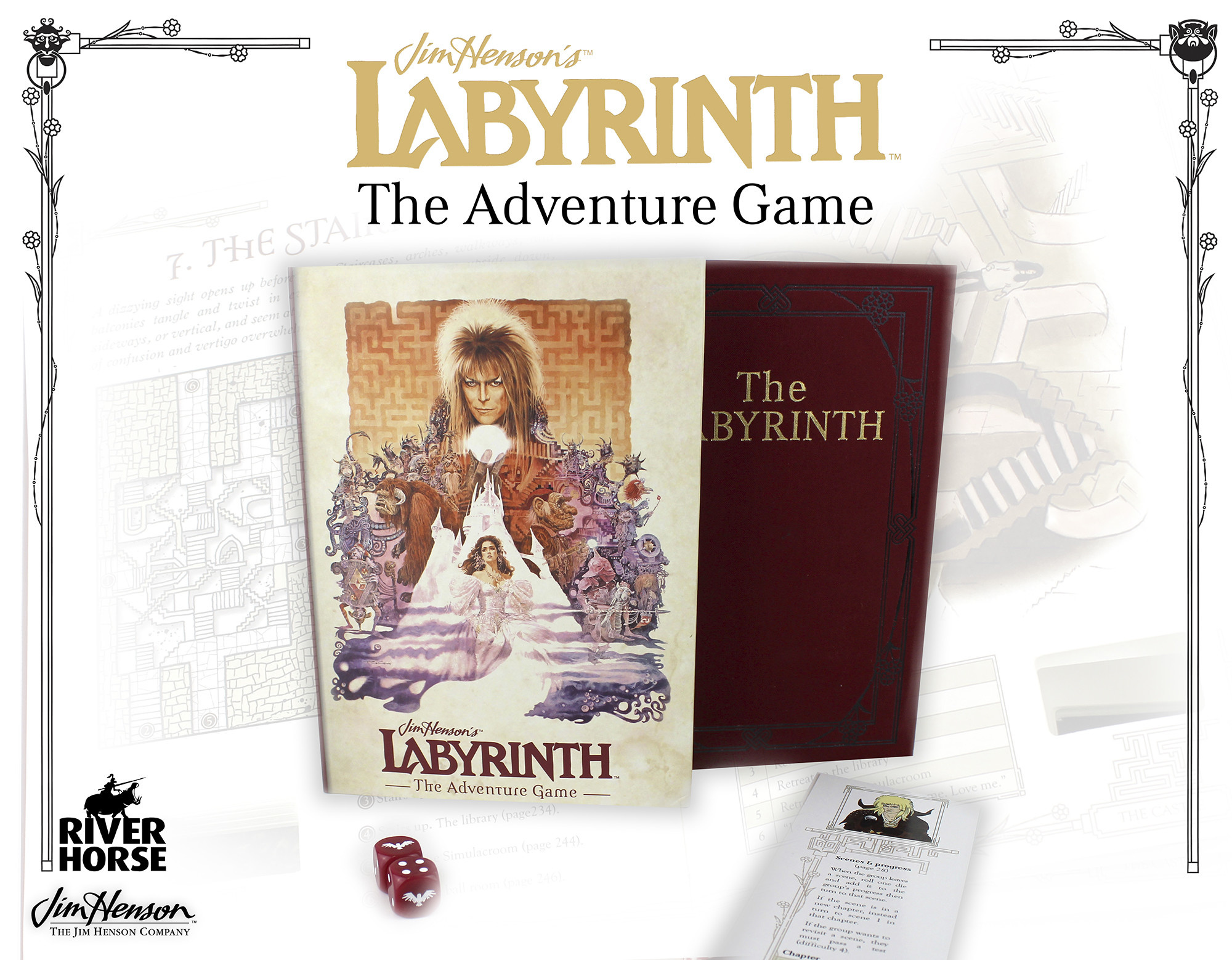 River Horse Jim Henson's Labyrinth The Adventure Game RPG (HC) Le