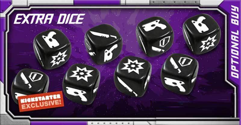 Starcadia Quest – Lot De Dés Crew (CMON) Neuf