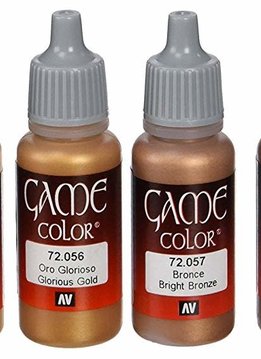 Vallejo Game Color: Metallic Colors Set (8)