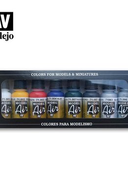 Vallejo Model Air: Basic Colors Set (8)