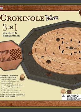 Crokinole 3-in-1 Deluxe